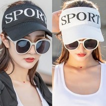 골프 스포츠 여름 모자 썬캡, 화이트