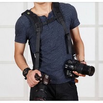 DSLR 카메라 듀얼 퀵스트랩 더블 숄더 슬링 조끼 벨트