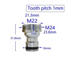 퀵커플러 유압 에어 원터치 카플러 밸브 수도꼭지 m16 m18 m20 m22 m24 용, l