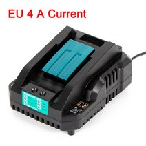 교반기 Makita 18V 드릴 배터리 충전기 DC18RC 3/4A 리튬 이온 Bl1830 전동 공구 EU/US 플러그, 02 EU 4.0A Current