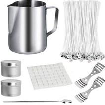 캔들만들기 DIY 양초 1set 600ml diy 공예 키트 수제 공예 도구 심지 생일, 600ml 눈금 없음