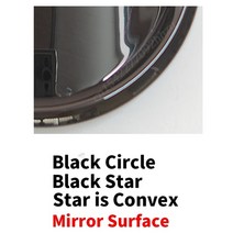 휠캡 휠커버 3D 미러 그릴 배지 전면 W204 엠블럼 W205 W212 W213 W176 W246 W177 A B C E G 클래스 ML CLA GLA GLC GLE C117 D, 121.Star Convex Black - GLK-X2