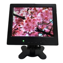 포터블 보조8인치 휴대용 모니터 HDMI vga1024 x 768 IPS 풀 뷰 USB5V-12V 전원 공급 장치, 한개옵션0