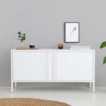 마켓비 PIDOR 안방 거실 티비수납장 / TV스탠드 캐비넷 티브이다이, 라이트그레이