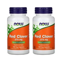 1+1 나우푸드 붉은 토끼풀 Trifolium 375mg 100정 코셔 red clover, 1개, 기본