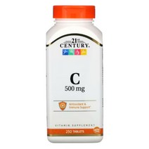 21세기 비타민C 500mg 250정 아스코르브산, 1개, 기본