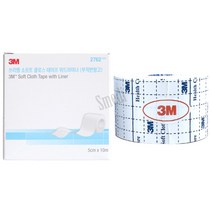 3M 부드러운 천 반창고 5cmX10m 픽싱롤 2762 픽스롤, 1개