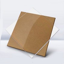투명 보드 화이트 마카 아크릴 판 플렉시 유리 유기 플라스틱 시트 및 유리, 300x300mm, 10mm