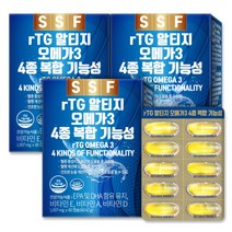 순수식품 rTG 오메가3 비타민D 1000mg, 60캡슐, 3box