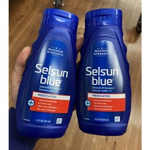 2개세트 셀선블루 메디케이티트 비듬케어 지루성 샴푸 325ml selsun blue shampoo, 단품