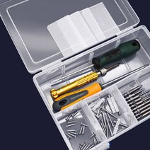 LW 투명 소품 부품 수납 케이스 피스 나사 볼트 낚시소품 수납함 보관, E투명 소품수납함 36칸, E투명소품수납함36칸