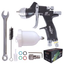 ROIIKETU-스프레이 건 GTI 프로 페인팅 건 TE20/T110 1.3/1.8mm 노즐 페인트 건 수성 에어 스프레이 건 에, CHINA, 1.8 Black TE20