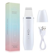 워터아쿠아필링기 필링기 워터 피부관리기 스킨스크러버 새로운 초음파 스킨 스크러버 진동 페이스 주걱 블, 01 Skin Scrubber B