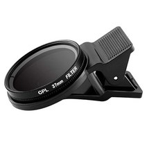 37mm 휴대폰 렌즈 CPL 필터 Kit 휴대용 편광 Clip- On 필터 Clip Compatible with Phone 13 12 11 8 7 X XS and Other 스