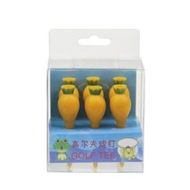 shangren 70mm 6Pcs 플라스틱 골프 티 홀더 티 범위 운전 연습 훈련 도구