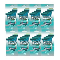 도루코 터치3 일회용 3중날 면도기 4P x 8개 (총32개), 4개