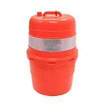 원활한 교통 흐름 도로 공사 PE 드럼 교통안전용품 도로안전용품 차단용드럼 도로안전드럼, PE 드럼 분리형