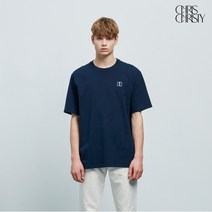 크리스크리스티 크리스크리스티 원포인트 와펜자수 반팔티셔츠_KKMASWMOP0256_X9M3