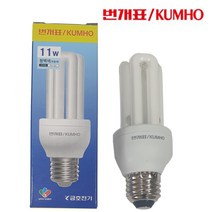 번개표 전구식형광등 E26 EFTR EL11W HYG 3U11W-A
