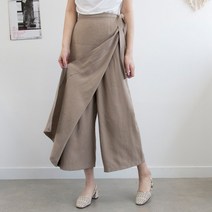 A2524 찰랑 랩스커트 와이드 팬츠