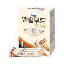 앱솔루트 리뉴얼 명작 2FL 스틱분유 1단계 14g 20개 0 6개월, 단일옵션