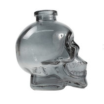 디퓨저용기 - 라이트블랙 해골 ( 200ml ) ( 코르크 마개 포함 )