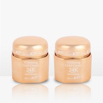 스팀107 화이트닝골드 미백크림 재생보습 톤업 크림 50ml, 2개