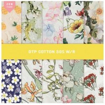 릴리패브릭 대폭 DTP 면30수 W/R발수코팅원단 10종, WYS1627 핑크보타닉
