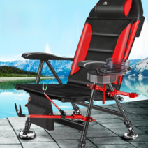 체어맨 낚시의자 야생체어 사계절접이식 주꾸미바다, 그레이 낚시의자