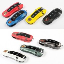 그린텍 포르쉐 프리미엄 키케이스 키홀더 타이칸 카이맨 파나메라 마칸 카이엔 911 카레라 718 박스터, 포르쉐 신형-블랙모빌