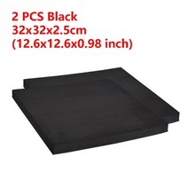 멀티툴 맥가이버칼 나이프 핸드 툴 몰딩 용 2pcs k 칼집 폼 diy kydex 액세서리 버퍼 압출 홀더 프로텍터 생성 30x30x2.5cm, 32x32cm 블랙