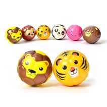 우동방구 애니멀 스펀지공 small말랑말랑 탄성좋은 안전한, 01. 사자