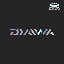 찐카 다이와 1 캠핑 데칼스티커 ZCCP-06 /캠핑스티커 /DAIWA스티커, 홀로그램, 대형