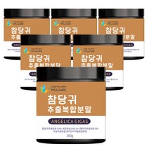 윌케어 참당귀 추출분말 국산 분말 가루 데커신 200g, 6통