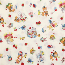 유와 마츠야마 아츠코 시리즈 셔팅 퀼트 30수 프린트 일본 수입원단 5 color, A-크림