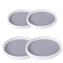 더홈스 양념통 회전 수납 트레이 4개세트, 소2개+대2개