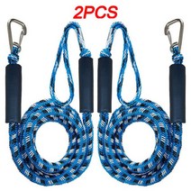 2/1PCS 도크 라인 탄성 해양 로프 번지 코드 충격 넥타이 카약 제트 스키 폰툰 카누 전원 보트 액세서리, Multicolor-2-2PCS