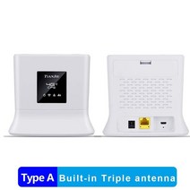 인터넷 공유기 원룸 Cat4 4g sim 카드 라우터 2.4g lte fdd 무선 wifi 고 이득 안테나 모뎀 300mbps 모바일 핫스팟 cpe 동글 + rj45 포트, 를 입력하다, 번들3