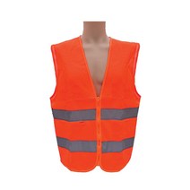 야간 도로공사 통풍 오렌지 형광 반사띠 천 안전조끼 야간작업 작업복