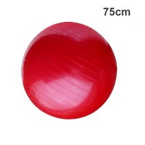 짐볼 보수볼 토닝볼 하프 토구 땅콩 Runseeda 요가 공 45cm 55cm 65cm 75cm 요가 필라테스 피트니스 스포츠 공 균형 운동 fitball 여성용 마사지 공, 레드 75cm