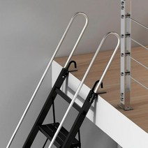 2층 오피스텔 계단 다락방 난간 거치대, 골드 1.9-2.2 m 8단