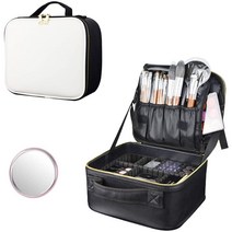 화장품 수납 케이스 브러쉬 정리 박스 대형 대용량 전문가용 아티스트 학원 미용 소품 다용도 파우치 다용도 화장품 파우치 미용 칸막이 브러쉬 소품 정리 박스