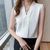 보드미 여성티셔츠 4컬러 민소매 블라우스 슬리브리스 여성나시 보들