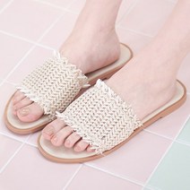 매드블랑 여성라탄슬리퍼 에스파듀 로우 봄여름샌들 플랫슬리퍼