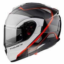 MT 헬멧 ATOM SV OPENED B5 PEARL FLUOR RED, 2XL