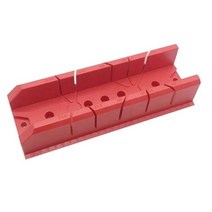 clamping miter box 10 inches plastic saw storage miter box pruning hand saw wood cutting woodworking, 빨간색