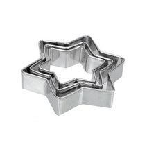 쭈bhnj__스테인레스 과자 쿠키 만들기 별모양 커터 3P 수제만들기 스텐틀 빵틀 베이킹 스텐 베이 모양 수제♥hopenjoy!, ♥hopenjoy!, ♥myHoney-쇼핑