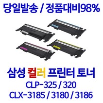 삼성전자 CLT-K407S C407S M407S Y407S CLP-320K CLP-325WK CLP-325K CLX-3185WK CLX-3180K CLX-3185K CLX-3185FW 비정품토너, CLT-M407S 빨강 완제품, 1개