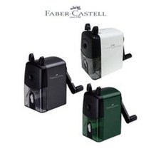 파버카스텔 핸들 연필깎이 블랙 그린 화이트