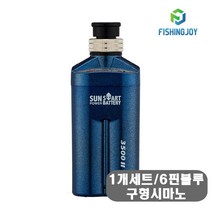 피싱조이 전동릴 배터리 스마트S1 6핀 1개세트 구형 시마노 블루 낚시 수류탄 선파워 릴 초소형 초경량, 단품